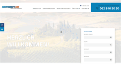 Desktop Screenshot of gerber-reisen.ch
